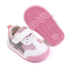 D2678 Autumn Baby Shoes Super Skin Children Sport White Shoees, Size: 19(Pink)