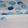 80x180cm Home Thickened Waterproof Shower Curtain Polyester Fabric Bathroom Curtain(Blue Petal)