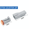 4 PCS DT04-2P / DT06-2S With Copper Car Waterproof Connector Conductive Connection Terminal