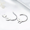 Naughty Cat S925 Sterling Silver Earrings