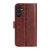 For Samsung Galaxy A26 R64 Texture Horizontal Flip Leather Phone Case(Brown)
