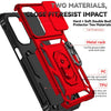 For Samsung Galaxy A26 5G Sliding Camshield Holder Phone Case(Red)