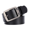 Dandali XX827 Men Retro Pin Buckle Leather Belt Waistband, Length: 125cm (Black)