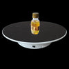 25cm 360 Degree Electric Rotating Turntable Display Stand Video Shooting Props Turntable for Photography, Load 3kg, Powered by Battery(Black White)