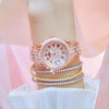 BS Bee Sister  FA1501 Ladies Diamond Watch Chain Watch(Rose Gold)
