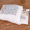 Washable Cat & Dog Sleeping Bag, M, Purple Owl