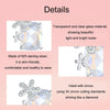 S925 Sterling Silver Platinum-plated Dream Flower Large Main Stone Earrings(SCE1724)
