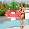 ZY-156 Water Inflatable Watermelon Floating Row with Backrest(Watermelon Red)