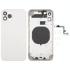 iPhone 11 Back Cover, iP15 Pro Style (White)