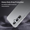For Samsung Galaxy A55 5G Frosted Translucent TPU Hybrid PC Full Coverage Phone Case(White)