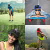 PULUZ Baseball Hat with J-Hook Buckle Mount & Screw for GoPro, DJI OSMO Action and Other Action Cameras(Red)