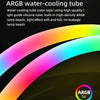 COOLMOON AS360 Magic Diamond Edition Computer Cooler ARGB Water Cooling Light Integrated CPU Radiator(Black)