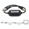 BNC Ground Loop Isolator with Surge Protection (Black)