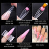 2 Boxes Nail Crystal Rapid Light Therapy Extension Nail Model, Shape: 120 PCS 08