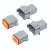 2 PCS DT04-8P / DT06-8S With Copper Car Waterproof Connector Conductive Connection Terminal