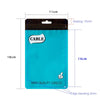 100 PCS Thumb Type Data Cable Packaging Bag Thickened Plastic Ziplock Bag  10.5 x 15cm(Blue)