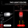 WEST BIKING Mini Bicycle Two-color Tail Light Riding Night Warning Light(Black)
