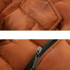 Winter Children Mid-length Thick Warm Down Jacket Cartoon Animal Ear Shape Hooded Cotton Jacket, Height:80cm(Black)
