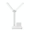 Double Head Lighting LED Charging Desk Lamp,Style: Rechargeable 3600mAh+Cable