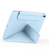 For iPad 10th Gen 10.9 2022 Fixed Buckle Magnetic Deformation Leather Tablet Case(Ice Blue)