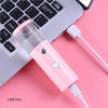 L20 Facial Hydration Instrument Air Humidifier USB Beauty Cold Spray Instrument Auto Alcohol Disinfection Sprayer(White)