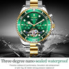 OLEVS 6605 Men Multifunctional Waterproof Mechanical Watch(Green)