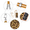 For Samsung Galaxy S25 Ultra 5G Electroplating Dual-side IMD Phone Case with Lanyard(Leopard Print)
