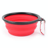 Collapsible Silicone Pet Travel Bowl (13cm, Random Colour)