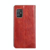 For Asus Zenfone 8 ZS590KS Gloss Oil Solid Color Magnetic Leather Phone Case(Brown)
