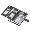 For iPhone 14 Pro Max ViLi GVS-C Series MagSafe Magnetic RFID Leather Flip Phone Case(Black)