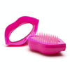 Plastic Hairdressing Portable Smoothing Comb(Rose Red)
