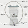OUTDOOR INOXTO Outdoor Cycling Camping Hiking Mountaineering Drinking Water Bag, Capacity: 1.5L(Matte Transparent)