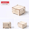 Wooden Mechanical Puzzle Toys Science Electric Assembling Toys ,Style: Hand Shake Music Box