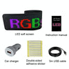 S1696RGB 672x122mm Car LED Flexible Display Cell Phone APP Control Bluetooth Connection