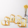 Acrylic Home Decor Wedding Digital Dinning Table Number Plate Seat Sign DIY Mirror Table Setting, Number: 3