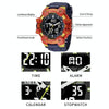 SMAEL 8080 Outdoor Sports Waterproof Multifunctional Glowing Double Dial Watch(Red)