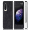 For Galaxy Fold 4G / Fold 5G / W20 5G Shockproof Litchi Texture PC + PU Case(Black)