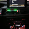 Car Air Outlet Aromatherapy Creative Intelligent Voice Control Atmosphere Lamp(Leather Black)