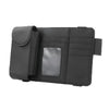 Car Sun Visor Storage Glasses Case Card Holder Bill Document Holder(Black)