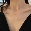 Ladies Light Luxury Bowknot Necklace Clavicle Chain, Specification:XL1211