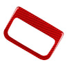 Car Carbon Fiber Rear Air Outlet Decorative Sticker for Mazda CX-5 2017-2018, Left and Right Drive (Red)