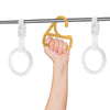 Bus and Subway Non-Contact Safety Protection Handrail Keychain(Silver)