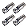 4 PCS T10 DC12V / 2.5W Car Clearance Light 18LEDs SMD-3020 Lamp Beads(Blue Light)