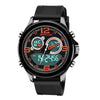 SANDA 793 large Dial Tide Watch Student Fashion Trend Multi Function Double Glow Waterproof Electronic Watch(Red)
