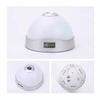 Lazy Magic Colorful Luminous Projection Clock LED Hemisphere Alarm Clock(Starless Projection Clock)