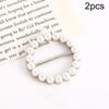 2pcs Silk Scarf Corner Clasp Ring Shirt Hem Cinching Fixed Clothing Accessories, Model: Silver Circle