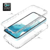 For Samsung Galaxy A54 5G Shockproof Clear Gradient PC + TPU Phone Case(Transparent)