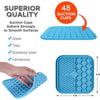 Silicone Licking Mat, Small Blue, Slow Feeder Dog Bowl, Suction