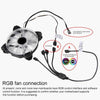 5V 3-Pin Aura RGB Extension Cable (30cm, Black) for ASUS Motherboard