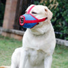 Doglemi Breathable Dog Muzzle, XXL, Red - Stop Barking & Biting
